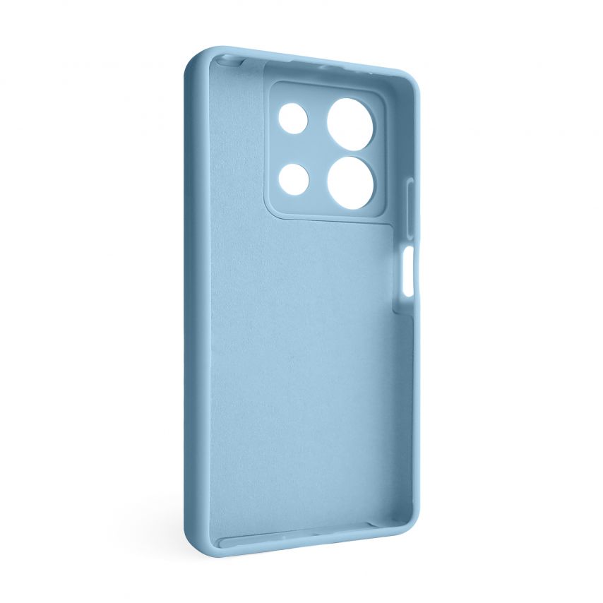 Hülle Full Silicone für Xiaomi Redmi Note 13 5G hellblau (05) (ohne Logo)