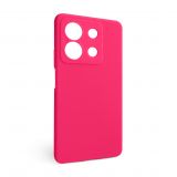 Hülle Full Silicone für Xiaomi Redmi Note 13 5G fluoreszierendes rosa (37) (ohne Logo)