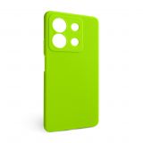 Hülle Full Silicone für Xiaomi Redmi Note 13 5G leuchtendes grün (39) (ohne Logo)