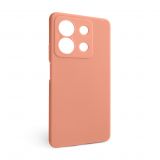 Hülle Full Silicone für Xiaomi Redmi Note 13 5G pfirsich (27) (ohne Logo)