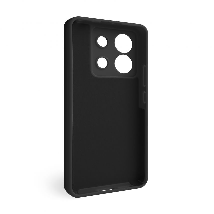 Case Full Silicone for Xiaomi Redmi Note 13 Pro 5G black (18) (without logo)