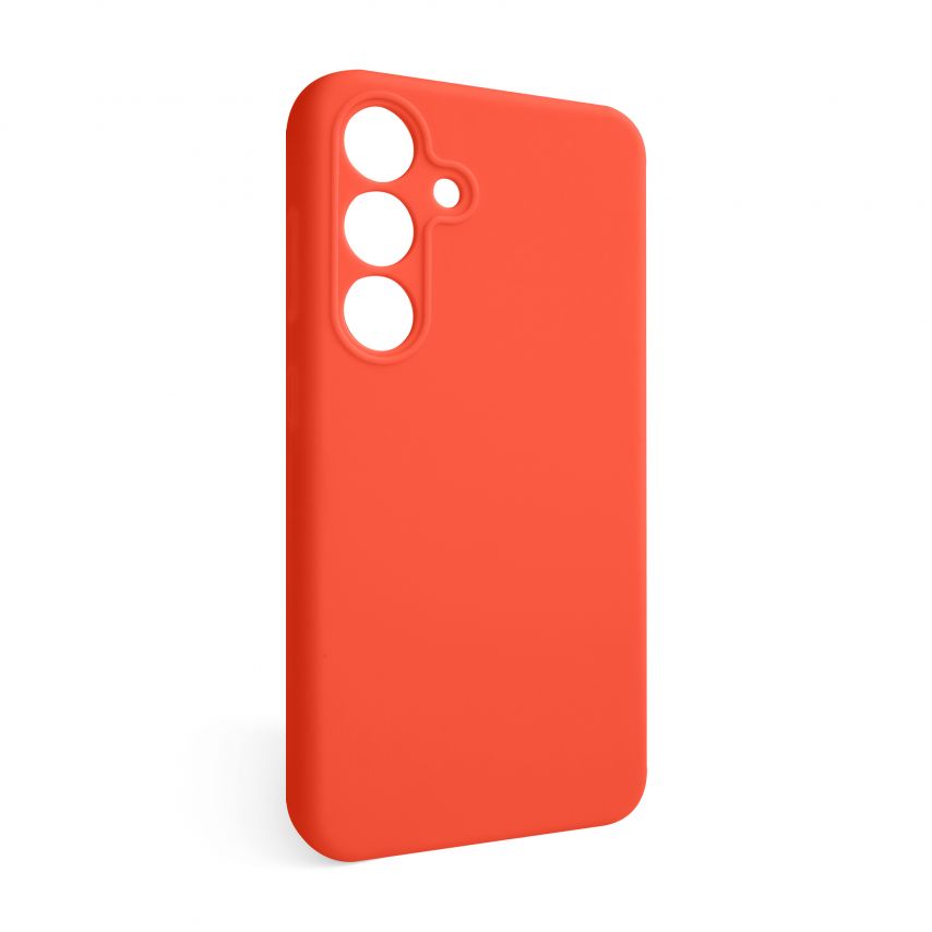 Hülle Full Silicone für Samsung Galaxy S24/S921 (2024) orange (13) (ohne Logo)