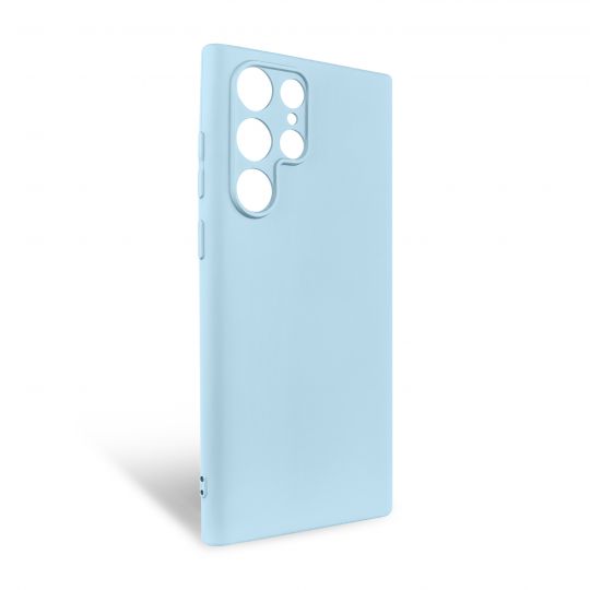 Case Full Silicone for Samsung Galaxy S24 Ultra/S928 (2024) light blue (05) (without logo)