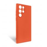 Hülle Full Silicone für Samsung Galaxy S23 Ultra/S918 (2023) orange (13) (ohne Logo)