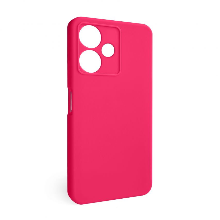 Case Full Silicone for Xiaomi Redmi 13C 5G fluorescent rose (37) (without logo)