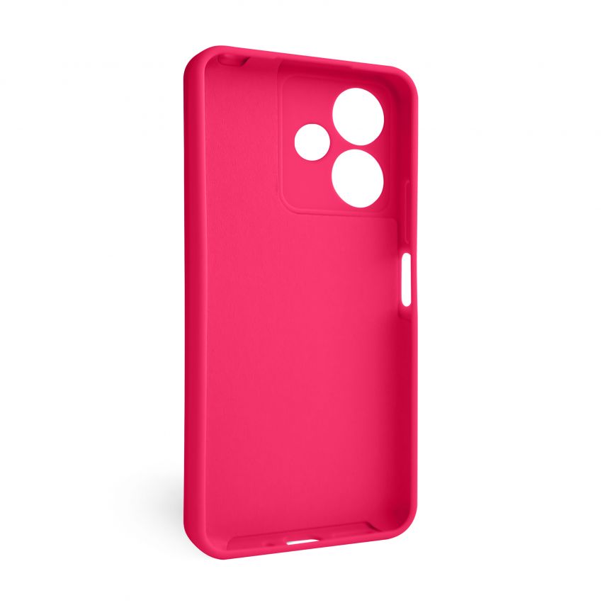 Hülle Full Silicone für Xiaomi Redmi 13C 5G fluoreszierendes rosa (37) (ohne Logo)