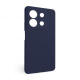 Hülle Full Silicone für Xiaomi Redmi Note 13 5G dunkelblau (08) (ohne Logo)