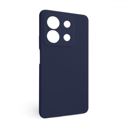 Hülle Full Silicone für Xiaomi Redmi Note 13 5G dunkelblau (08) (ohne Logo)