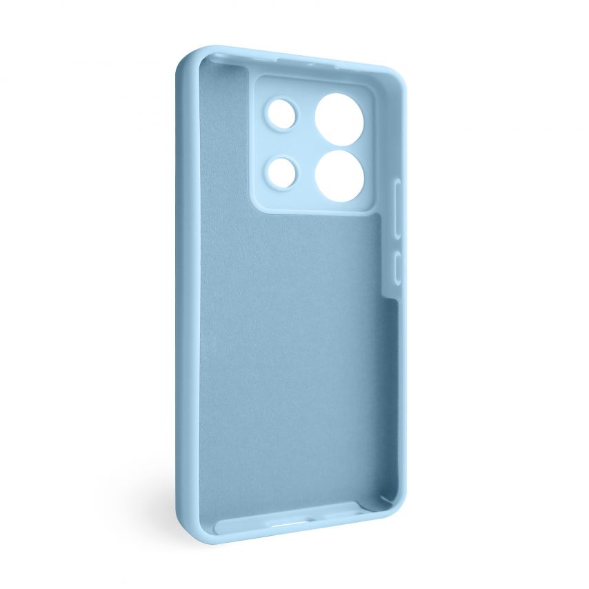 Hülle Full Silicone für Xiaomi Redmi Note 13 Pro 5G hellblau (05) (ohne Logo)