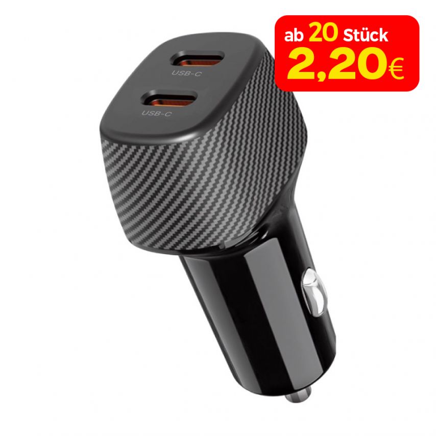 Autoladegerät (Adapter) WALKER WCR-37 PD_20W / PD_20W / 40W Max schwarz