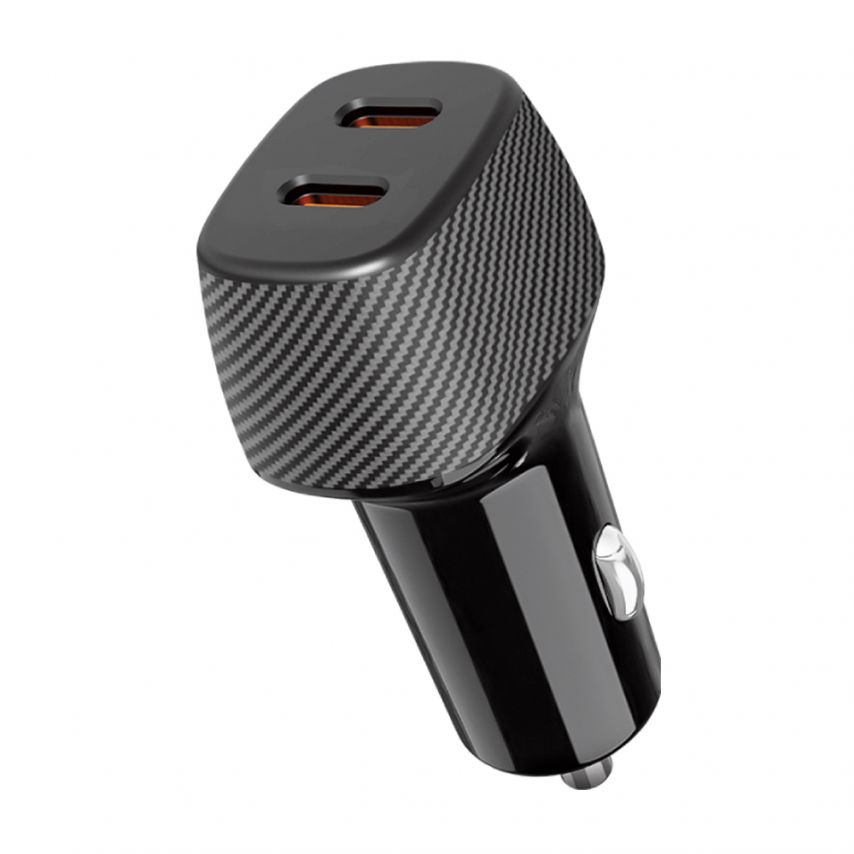 Car Charger (Adapter) WALKER WCR-37 PD_20W / PD_20W / 40W Max black