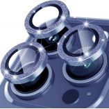 Glitter Camera Lens Protection for Apple iPhone 14, 14 Plus dark blue - Buy for 2.30 € in Germany