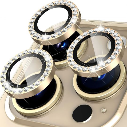 DIAMOND Camera Lens Protection for Apple iPhone 12 Pro Max gold