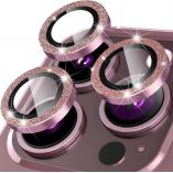 Glitter Camera Lens Protection for Apple iPhone 13, 13 mini pink - Buy for 2.30 € in Germany