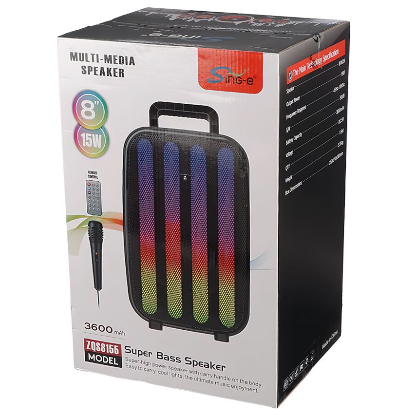 Portable Speaker ZQS8155 black