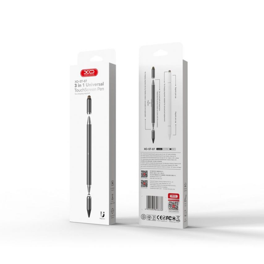 Stylus Pen 3in1 XO ST-07 white