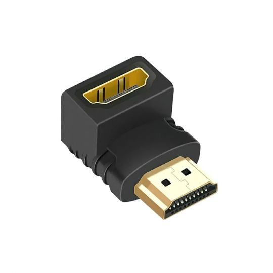 Adapter HDMI to HDMI Winkel schwarz