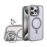 Case with MagSafe for Apple iPhone 14 Pro with stand and camera protection light grey - Buy for 5.90 € in Germany