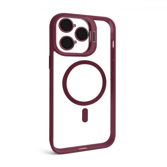Case with MagSafe for Apple iPhone 14 Pro with stand and camera protection bordo (05) - Buy for 5.90 € in Germany