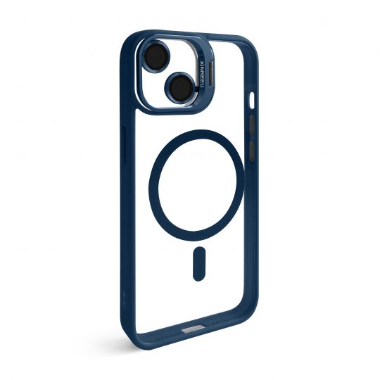 Case with MagSafe for Apple iPhone 13 with stand and camera protection dark blue (04) - Buy for 5.90 € in Germany