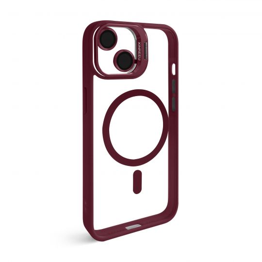 Case with MagSafe for Apple iPhone 13 with stand and camera protection bordo (05) - Buy for 5.90 € in Germany