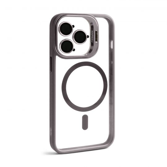 Hülle mit MagSafe für Apple iPhone 13 Pro mit Ständer und Kameraschutz light grey (06) - Kaufen Sie für 5.90 € in Deutschland