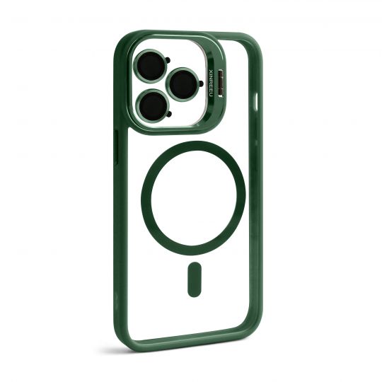 Case with MagSafe for Apple iPhone 13 Pro with stand and camera protection green (01) - Buy for 5.90 € in Germany