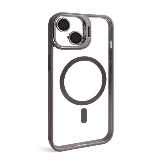 Case with MagSafe for Apple iPhone 15 with stand and camera protection light grey (06) - Buy for 5.90 € in Germany