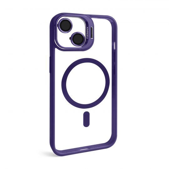 Coque avec MagSafe pour Apple iPhone 15 avec support et protection pour les caméras violet (02) - Achetez pour 5.90 € en Allemagne