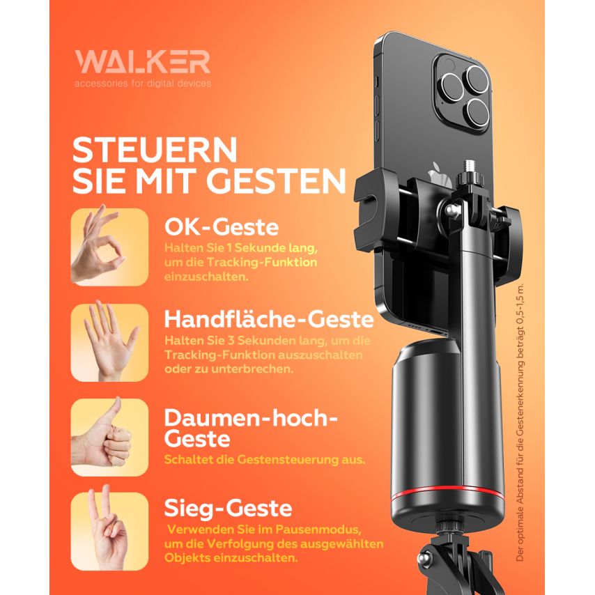 Einbeinstativ-Stabilisator WALKER WTRS-81 schwarz