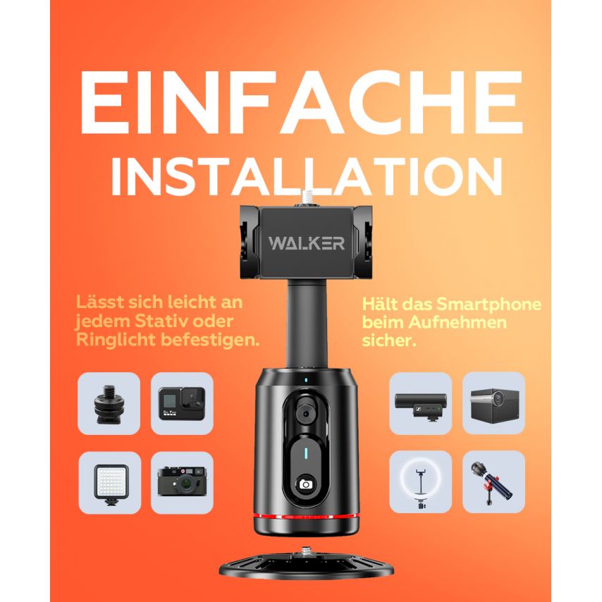 Einbeinstativ-Stabilisator WALKER WTRS-81 schwarz