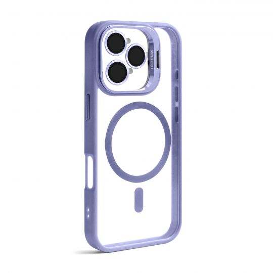 Case with MagSafe for Apple iPhone 15 Pro Max with stand and camera protection lilac (08) - Buy for 5.90 € in Germany