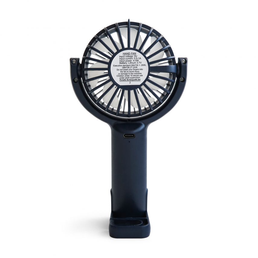 Ventilateur portable Y-18 800mAh bleu foncй