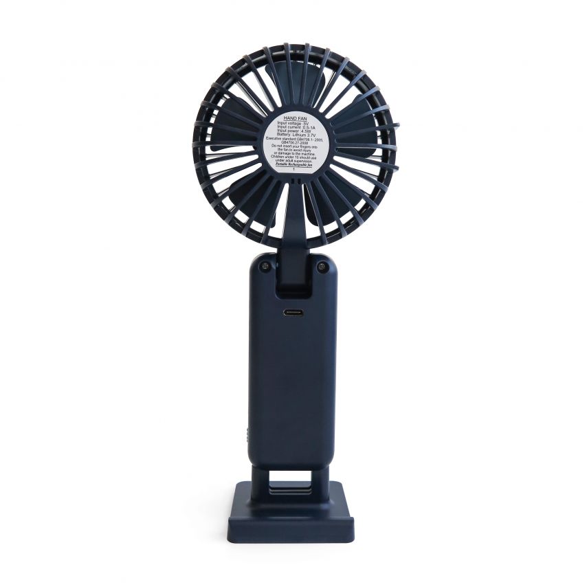Ventilateur portable Y-07 1200mAh bleu foncй