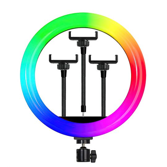 Ringlampe RGB MJ45 (45cm) + Stativ