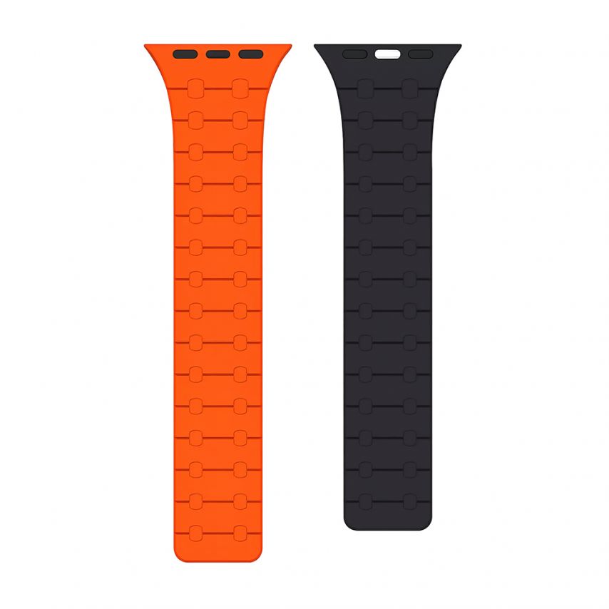 Armband für Apple Watch Magnetic Band 38/40/41mm orange-mitternacht