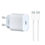 Network Charger (Adapter) 2in1 XO L129 20W + Type-C to Type-C white - Buy for 6.90 € in Germany