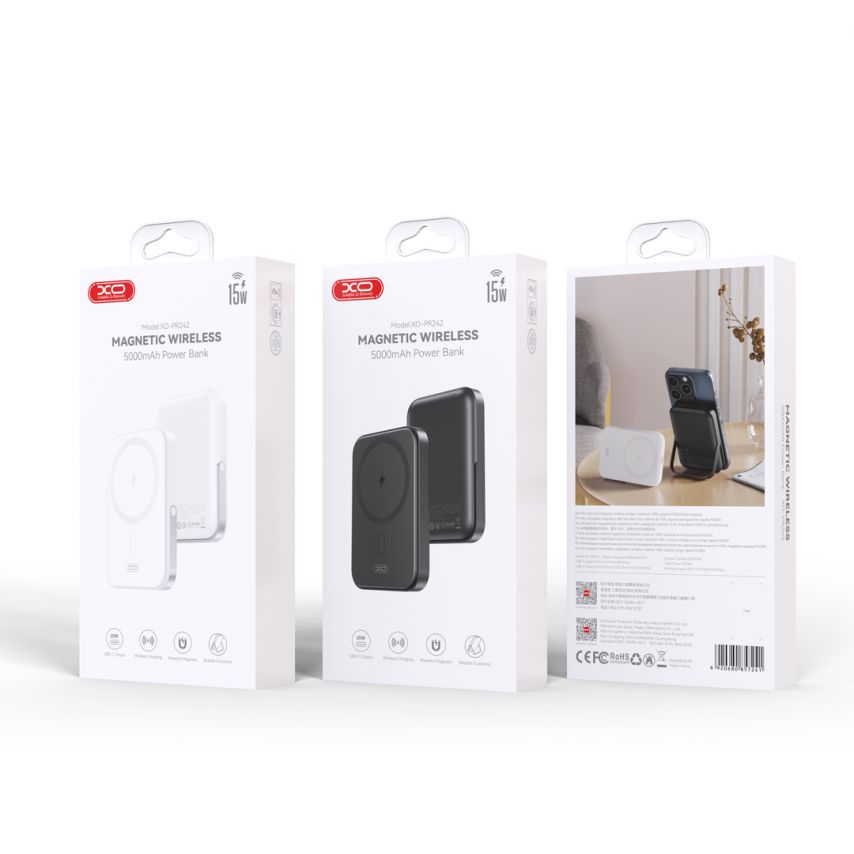Power Bank XO PR242 5000mAh blanc