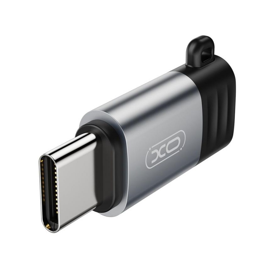 Adapter XO NB263B Lightning - Type-C grau/schwarz