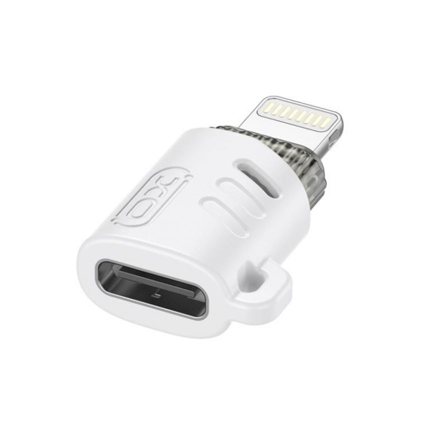 Adapter XO NB256E Type-C to Lightning white