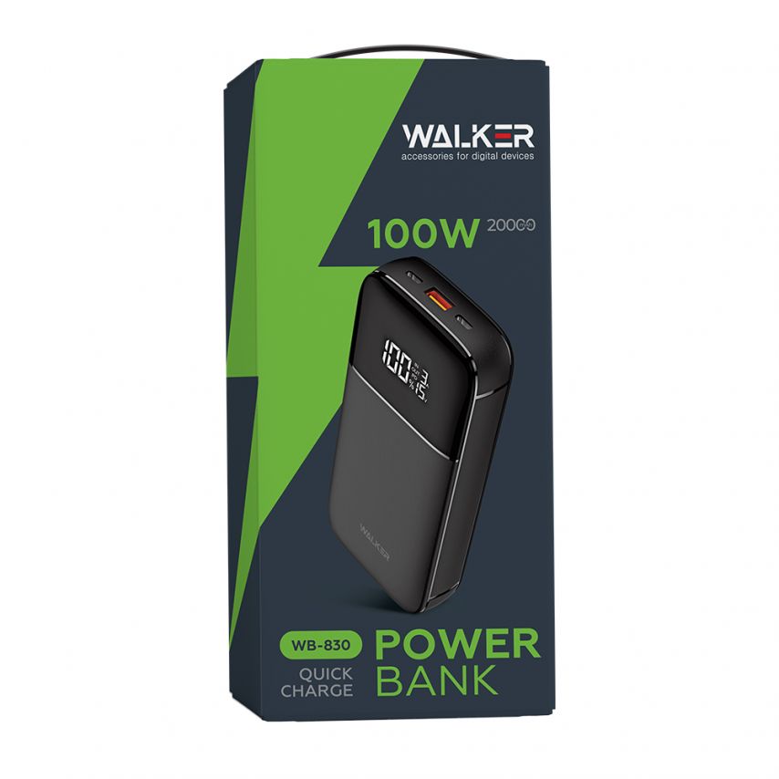 Powerbank WALKER WB-830 20000mAh 100W schwarz