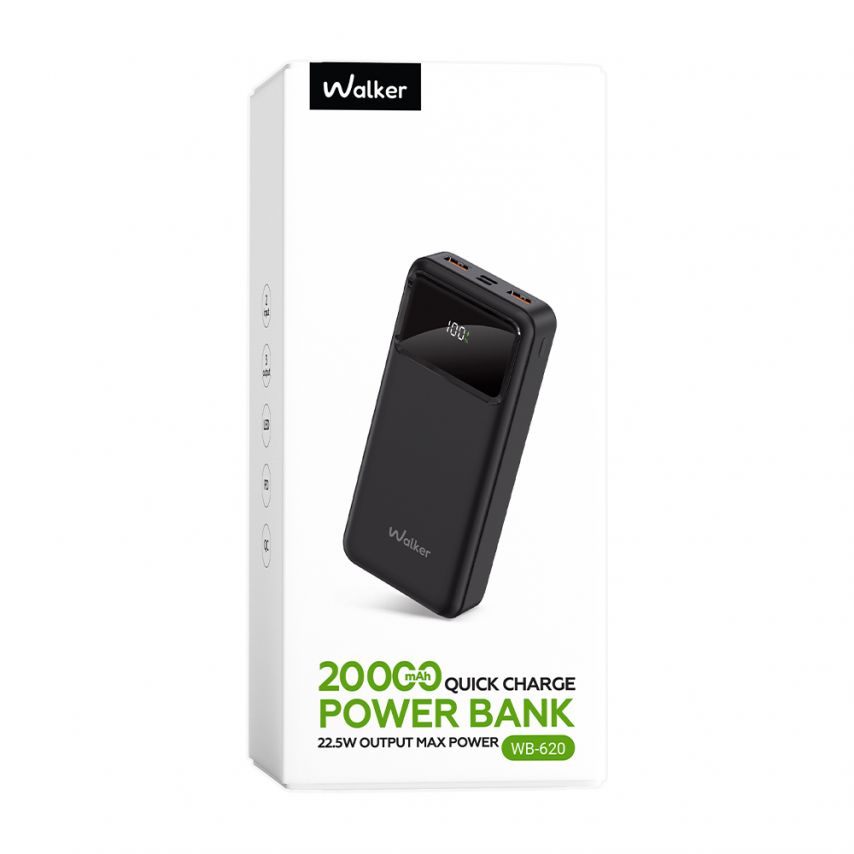 Power Bank WALKER WB-620 20000mAh black