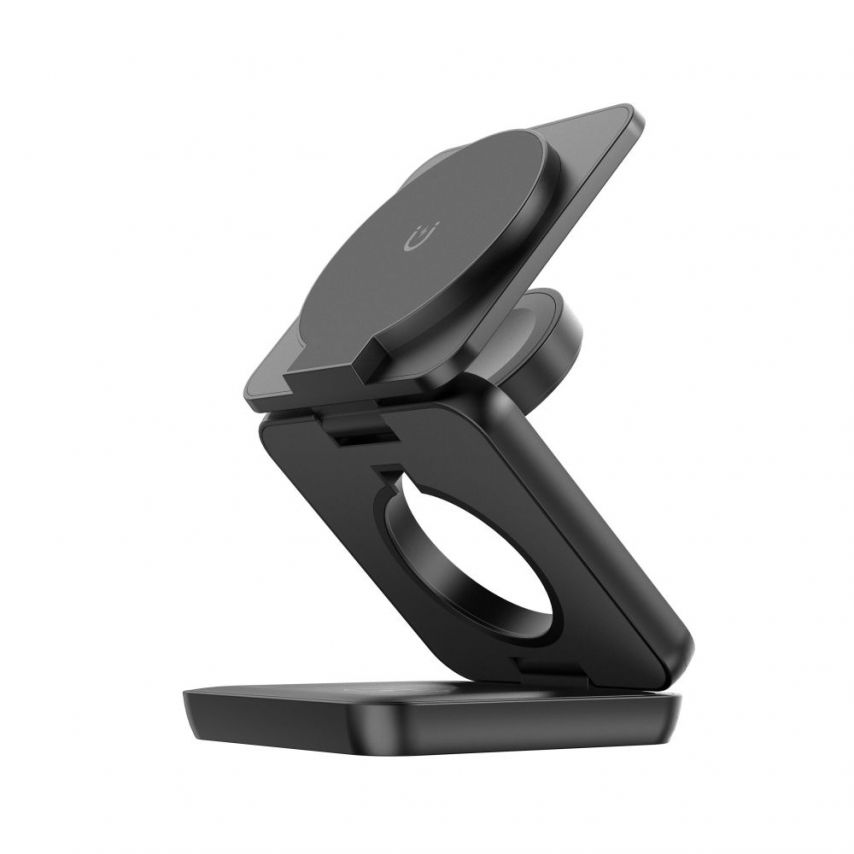 Wireless Charger 3in1 WALKER WH-57 15W black