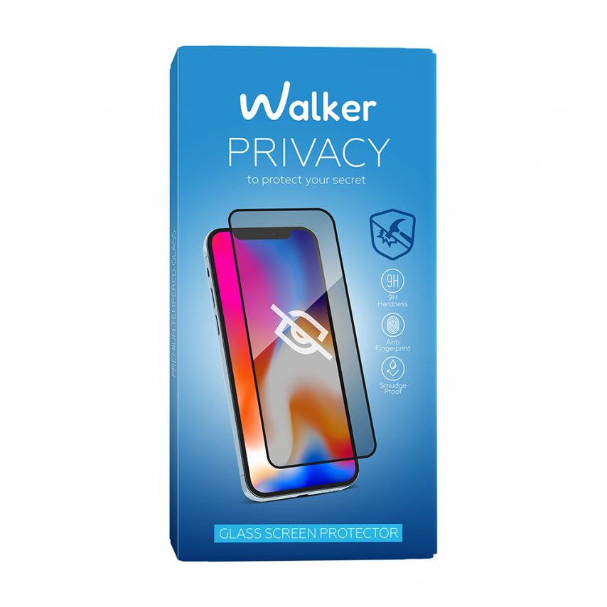 Schutzglas WALKER Privacy für Apple iPhone 16 Pro Max