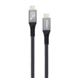 Câble WALKER C995 240W Thunderbolt4 Type-C vers Type-C noir