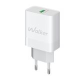 Netzladegerät (Adapter) WALKER WH-35 1USB / QC3.0 / 3A / 18W weiß