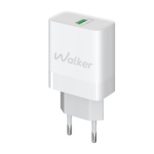 Netzladegerät (Adapter) WALKER WH-35 1USB / QC3.0 / 3A / 18W weiß - Kaufen Sie für 3.65 € in Deutschland