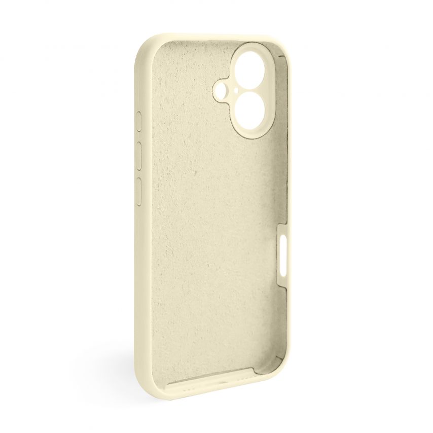 Case Full Silicone for Apple iPhone 16 antique white (10) (without logo)