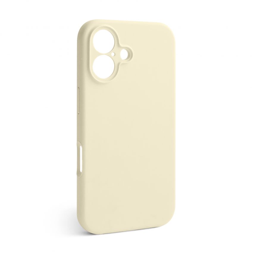 Case Full Silicone for Apple iPhone 16 antique white (10) (without logo)