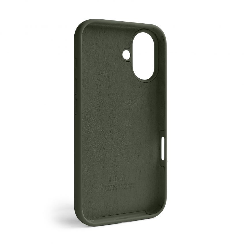 Case Full Silicone for Apple iPhone 16 olive (35) (without logo)